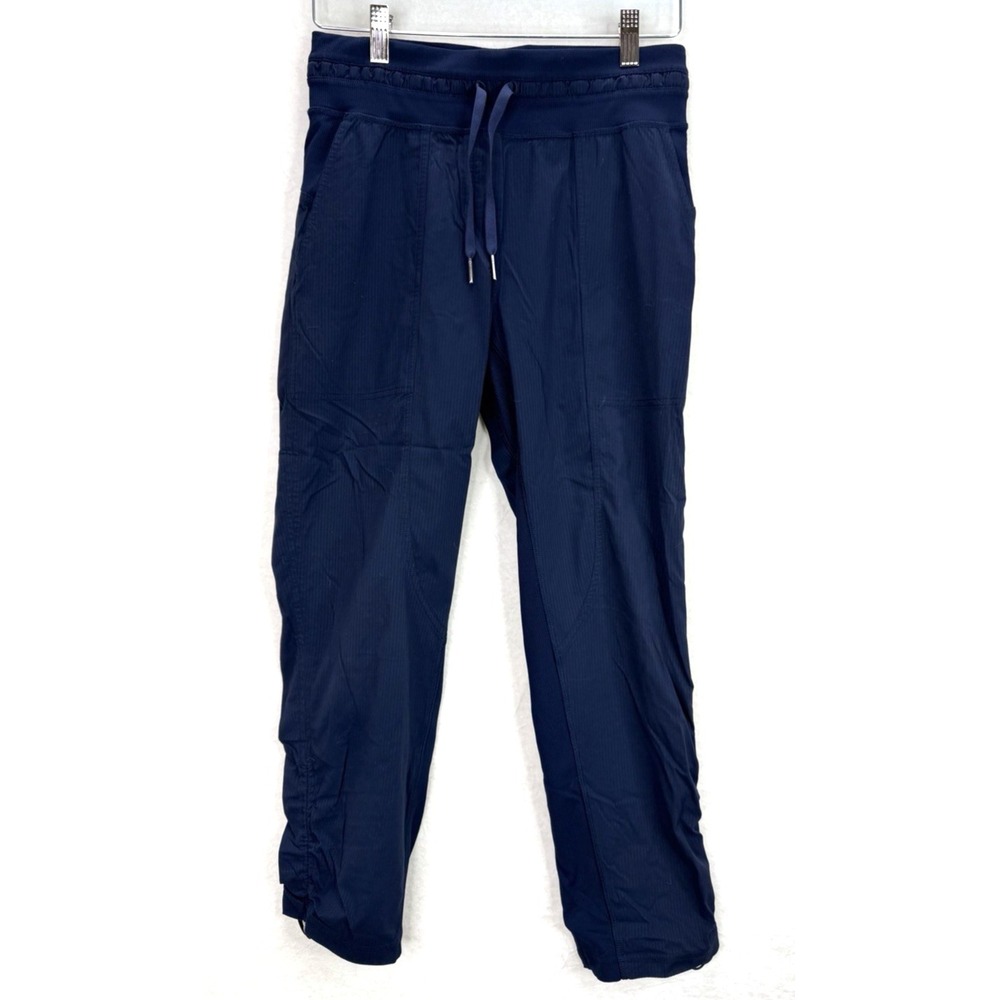 Lululemon Dance Studio Mid-Rise Cropped Pant Size 4 In True Navy